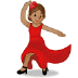 💃🏽 woman dancing: medium skin tone display on Samsung